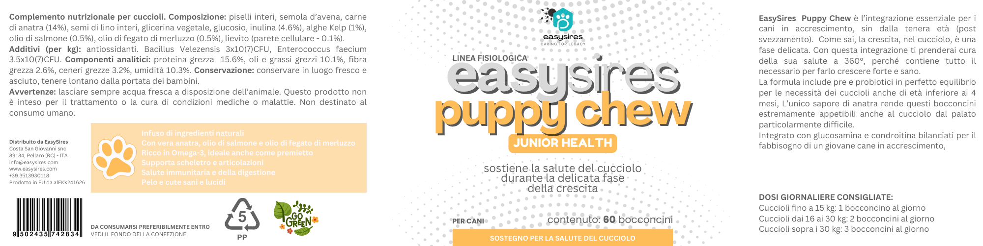 EasySires Puppy Chew